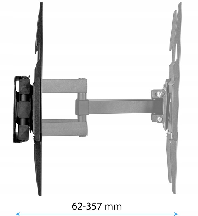 MOCNY UCHWYT do TELEWIZORA LCD LED WIESZAK TV ŚCIENNY OBROTOWY 32-85