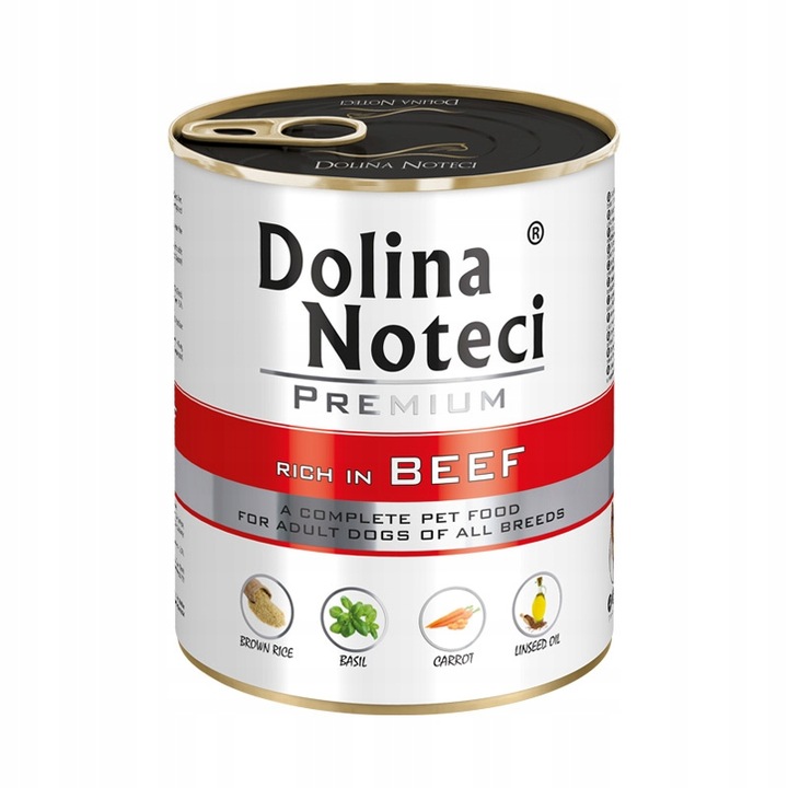 DOLINA NOTECI PREMIUM KARMA MOKRA PSA PSÓW 10x 800g