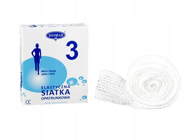 Biomar 3 elastyczna siatka opatrunkowa dłoń stopa