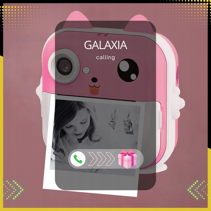 MINI DRUKARKA DRUKUŚ TERMICZNA APARAT NATYCHMIASTOWY DLA DZIECI i 11 ROLEK