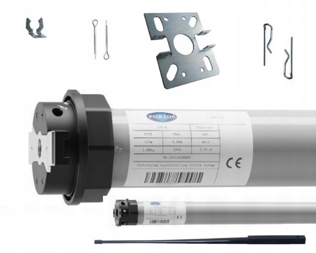 SILNIK DO ROLET ZEWNĘTRZNYCH PORTOS FI 40 MM 10 NM