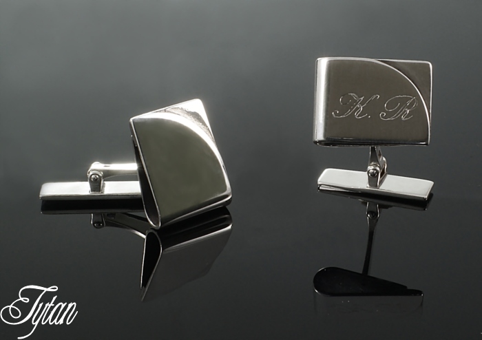 Srebrne spinki do mankietów GRAWER srebro 925