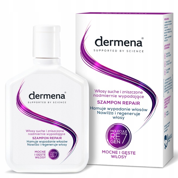 DERMENA REPAIR szampon do włosów suchych i zniszczonych 200 ml
