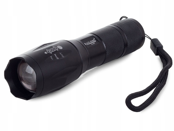 LATARKA TAKTYCZNA BAILONG ZOOM LED CREE XM-L3-U3 WOJSKOWA MOCNA AKUMULATOR