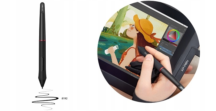 TABLET GRAFICZNY LCD XP-PEN ARTIST 12 PRO 5080 LPI 60° FULL HD DLA GRAFIKA