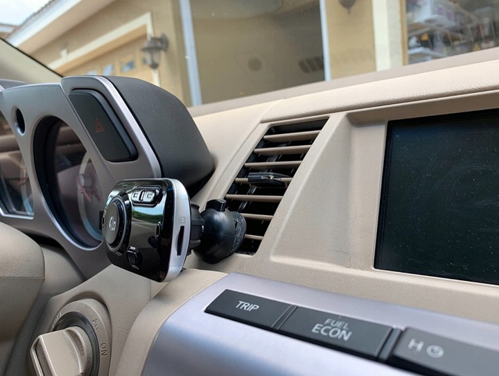 TRANSMITER BLUETOOTH FM SAMOCHODOWY 2X SZYBKA ŁADOWARKA AUX USB-C