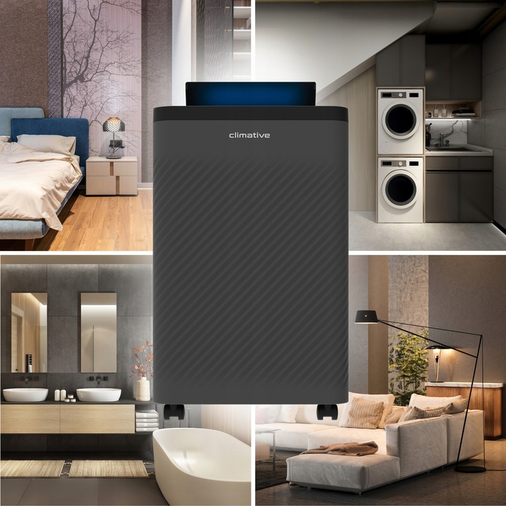 Pochłaniacz wilgoci 24l/24h osuszacz powietrza Nexi UV ION WiFi HEPA