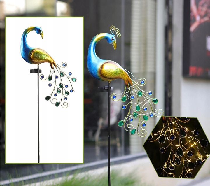 Ogrodowa lampa solarna LED PAW multikolor