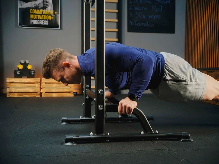 Poręcze do ćwiczeń dipów drążek do podciągania regulowany Trex Sport