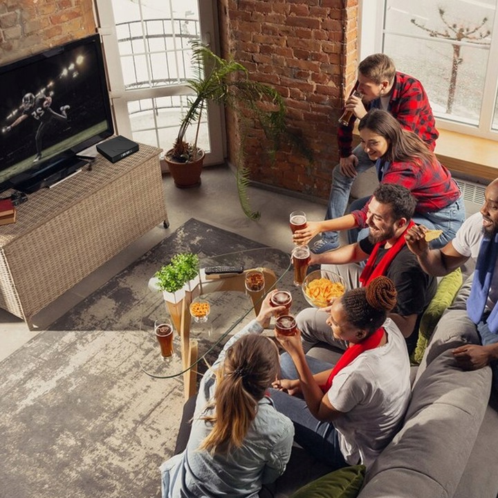 SMART TV BOX 3D ANDROID 13 WIFI BLUETOOTH ODTWARZACZ 4K + PILOT KABEL