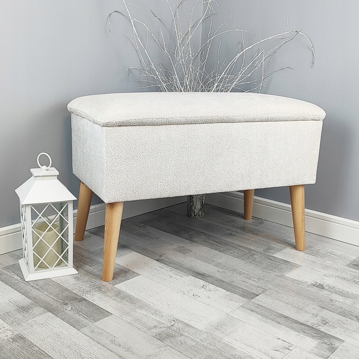 PUFA OTWIERANA SCHOWEK 70 cm Z POJEMNIKIEM KUFER ŁAWKA SIEDZISKO