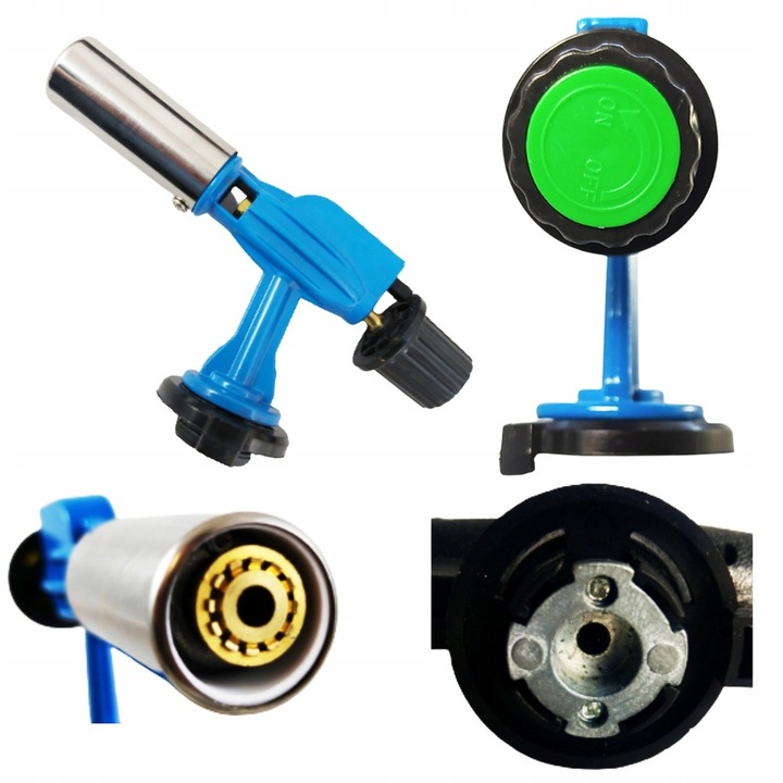 ZESTAW PALNIK MOSIĘŻNY+ŻELIWNY+4x GAZ TIROSS +10szt