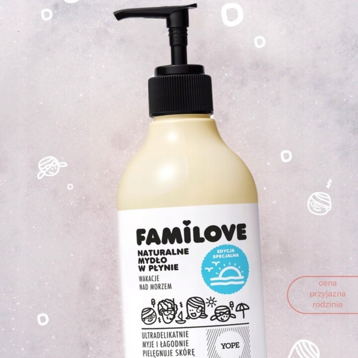 Yope FamiLove Mydło w Płynie Mix Zapachów Edycja Limitowana 400ml x3