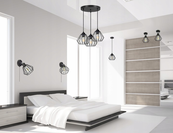 LAMPA WISZĄCA SUFITOWA ŻYRANDOL BRYLANT LED 724-E3