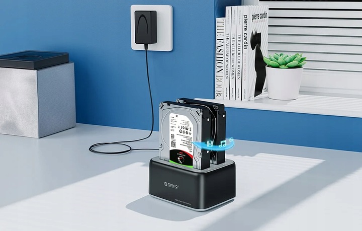 Orico Stacja Dokująca Dysków HDD SSD 2,5 3,5 5Gbps USB-C USB-C/A Klonowanie