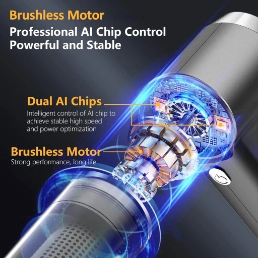 Bezprzewodowy ręczny odkurzacz samochodowy, do domu, biura z filtrem HEPA