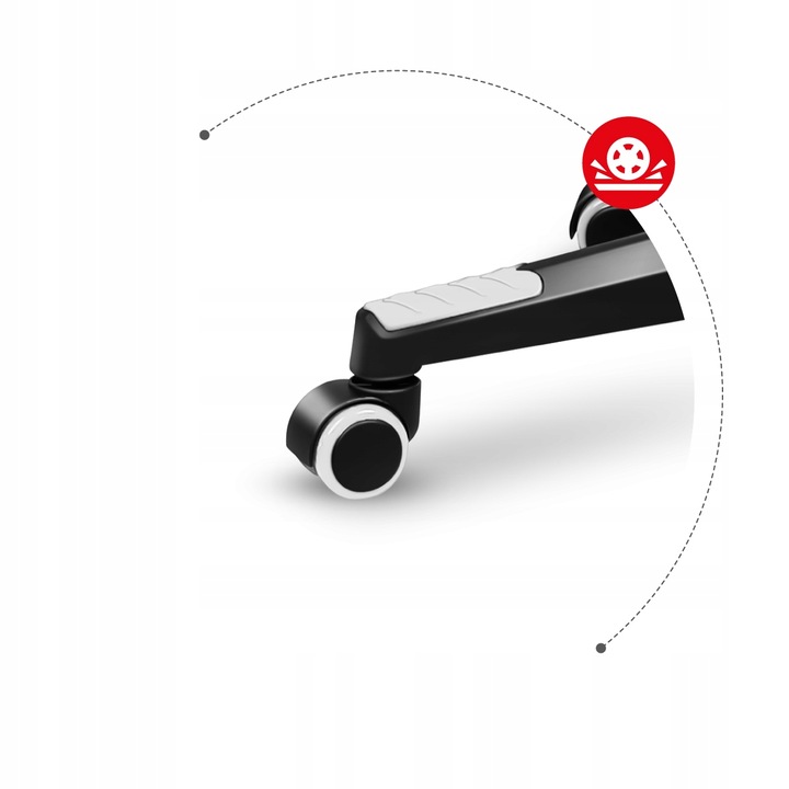 Fotel Gamingowy Gracza obrotowy Tilt HUZARO Force Force 2.5 WHITE MESH