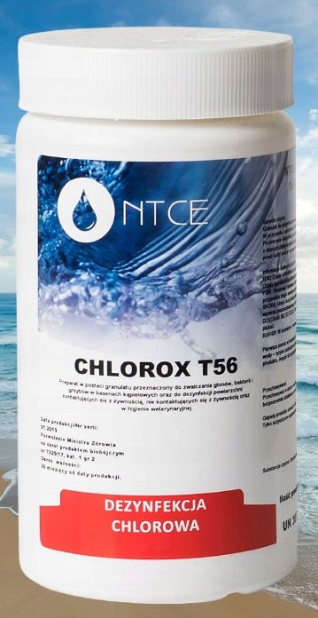 CHLOR SZOK 1kg DO BASENU JACUZZI SPA SZOKOWE GRANULAT BASEN CHEMIA BASENOWA