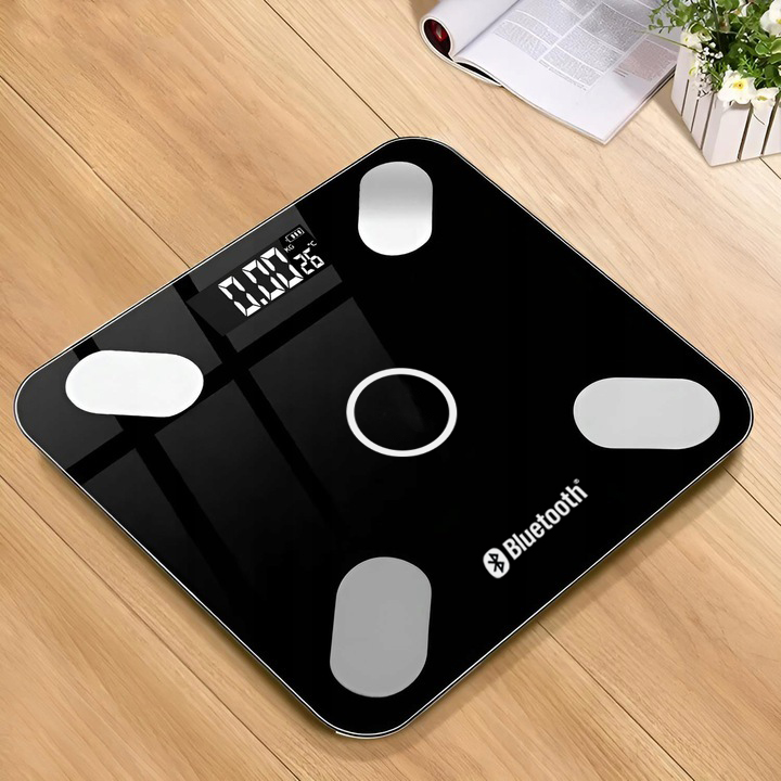 WAGA ŁAZIENKOWA ELEKTRONICZNA ANALITYCZNA POMIAR TŁUSZCZU WODY BMI 180