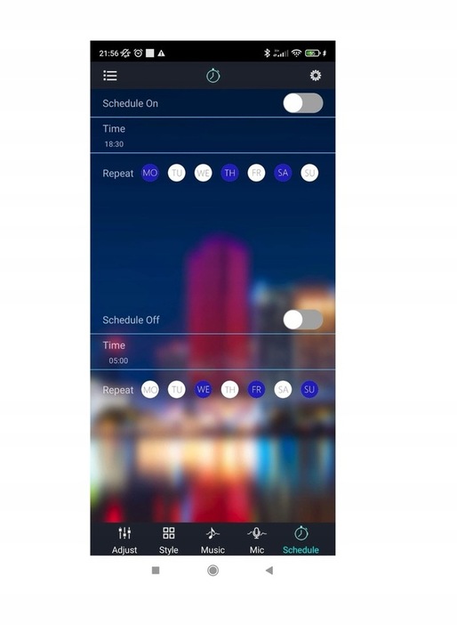 Taśma LED 6M RGB 5050 Bluetooth APLIKACJA MOBILNA Pilot Czujnik Muzyki