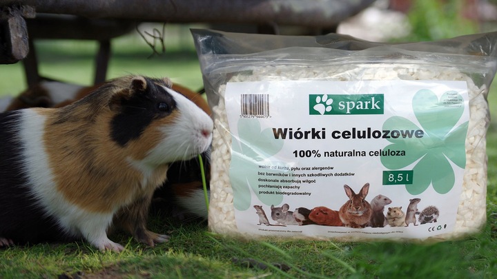 WIÓRKI CELULOZOWE BIO DLA GRYZONI KRÓLIKÓW 8,5L