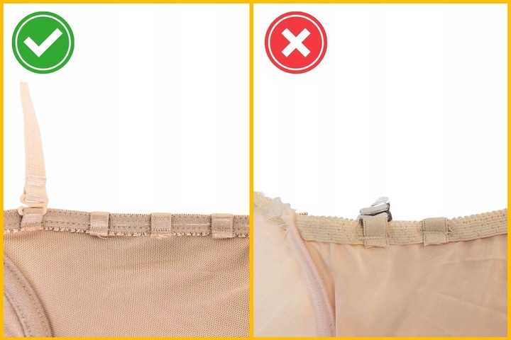 BODY DAMSKIE WYSZCZUPLAJĄCE STRINGI BIELIZNA POD SUKIENKĘ BEZ PLECÓW S BEŻ