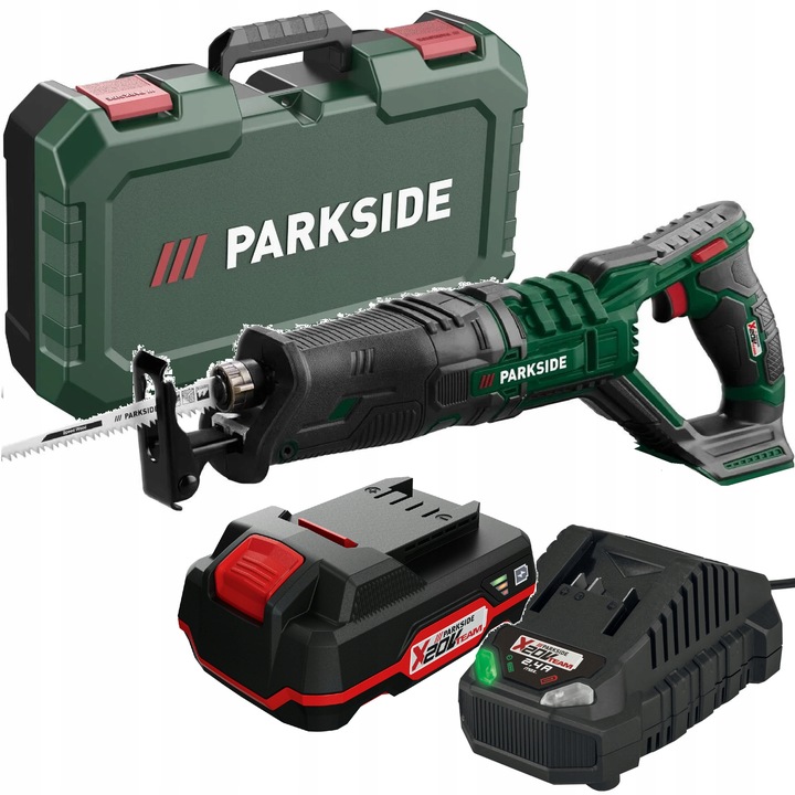 Piła szablasta PARKSIDE akumulator 2Ah Lisi ogon piła PSSA 20V