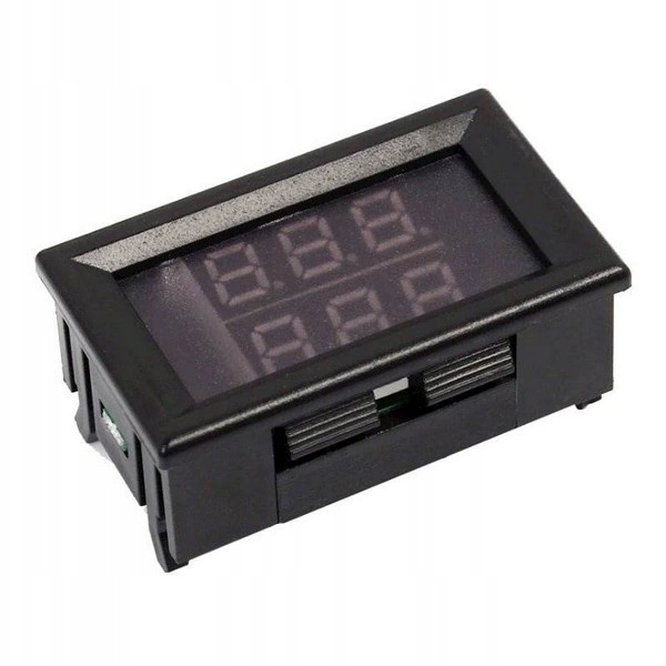 Termometr Panelowy z Sondą 12V DC Dwa Kanały Red/Blue Pomiar