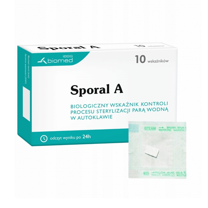 SPORAL A Test biologiczny do autoklawu opakowanie 5 szt