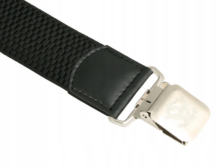 SZELKI DO SPODNI MĘSKIE - CZARNE 4 CM