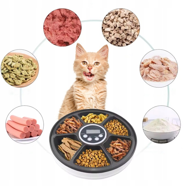 Automatyczny podajnik P70394 do karmy dozownik dla psa kota