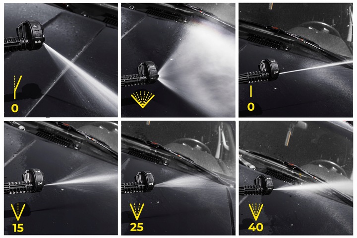 MYJKA CIŚNIENIOWA AKUMULATOROWA BEZPRZEWODOWA 2XAKU 21V MULTI DYSZA