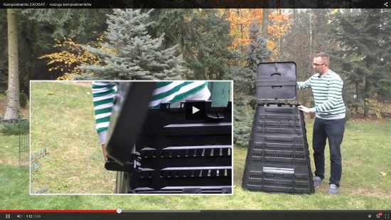 KOMPOSTOWNIK ECOSMART 480L CZARNY poprawiony model