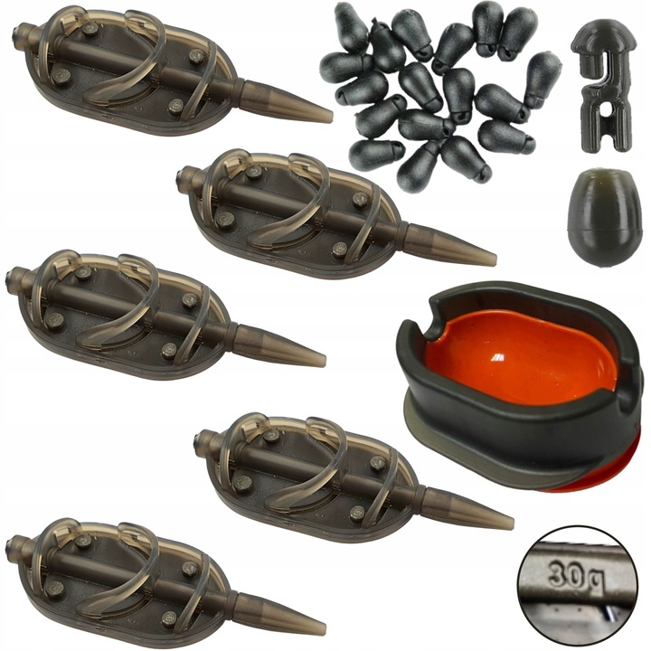 Zestaw 5x Koszyk ARC 30g + FOREMKA PRO METHOD FEEDER + 20x