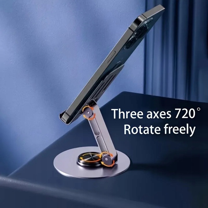 Stojak statyw na telefon uchwyt tablet podstawka MOCNY stalowy GRATIS etui