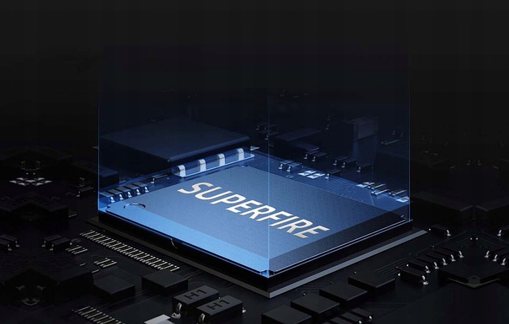 SUPERFIRE LATARKA CZOŁOWA AKUMULATOROWA CZOŁÓWKA LAMPKA NA GŁOWĘ LED 110LM