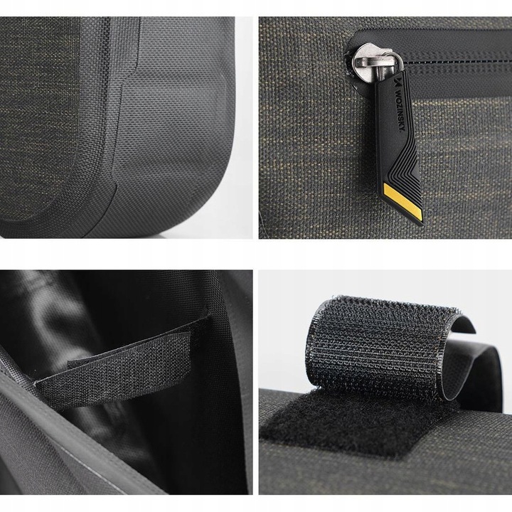 WOZINSKY SAKWA ROWEROWA TORBA SASZETKA TRÓJKĄTNA TORBA POD RAMĘ 5L