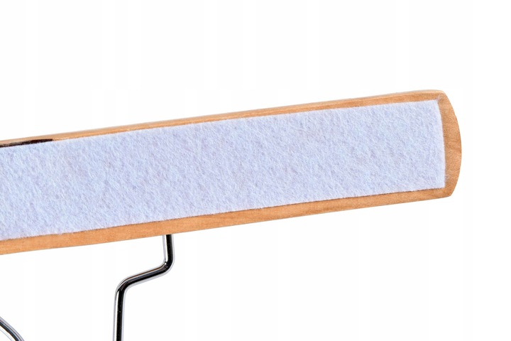 WIESZAK WIESZAKI NA SPODNIE SPÓDNICE DO SZAFY DREWNIANY KOMPLET x10