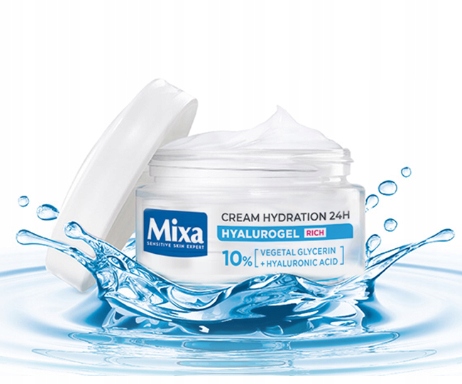 Nawilżający Krem Do Twarzy Mixa Hyalurogel Z Kwasem Hialuronowym 50ml