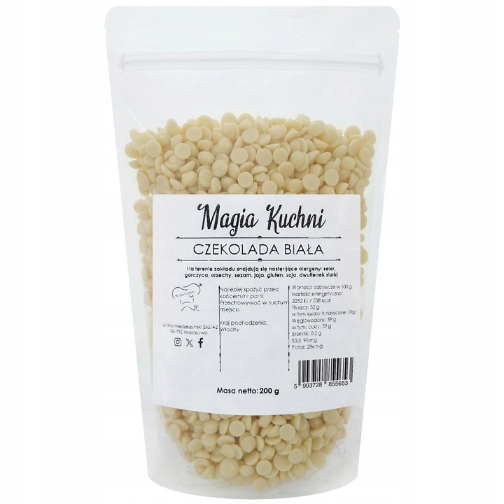 Czekolada BIAŁA 200g WŁOSKA 32% PYSZNA