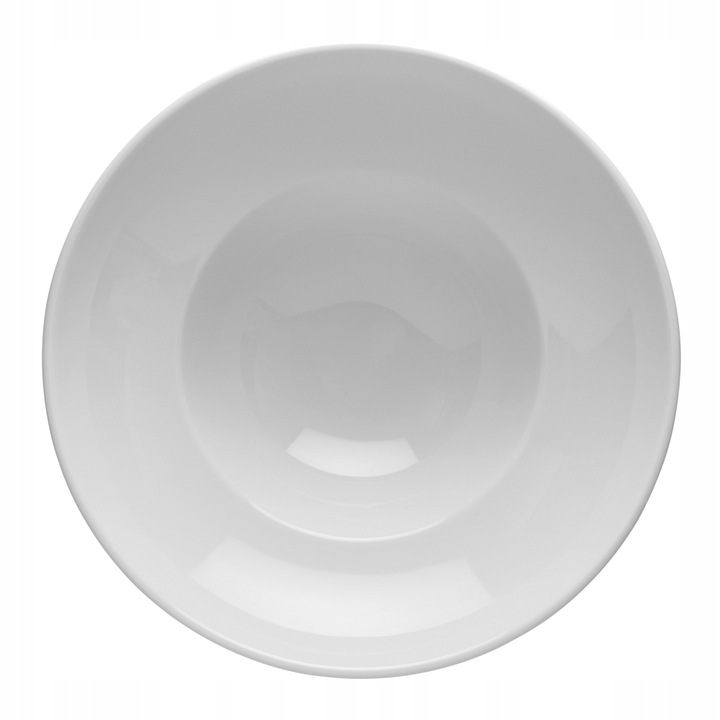 LUBIANA KASZUB/HEL Talerz Obiadowy Głęboki Do Makaronu Pasty 26 cm Biały