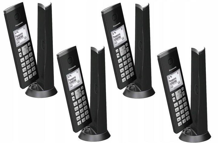 PANASONIC KX TGK 210 TELEFON DECT 4 SŁUCHAWKI