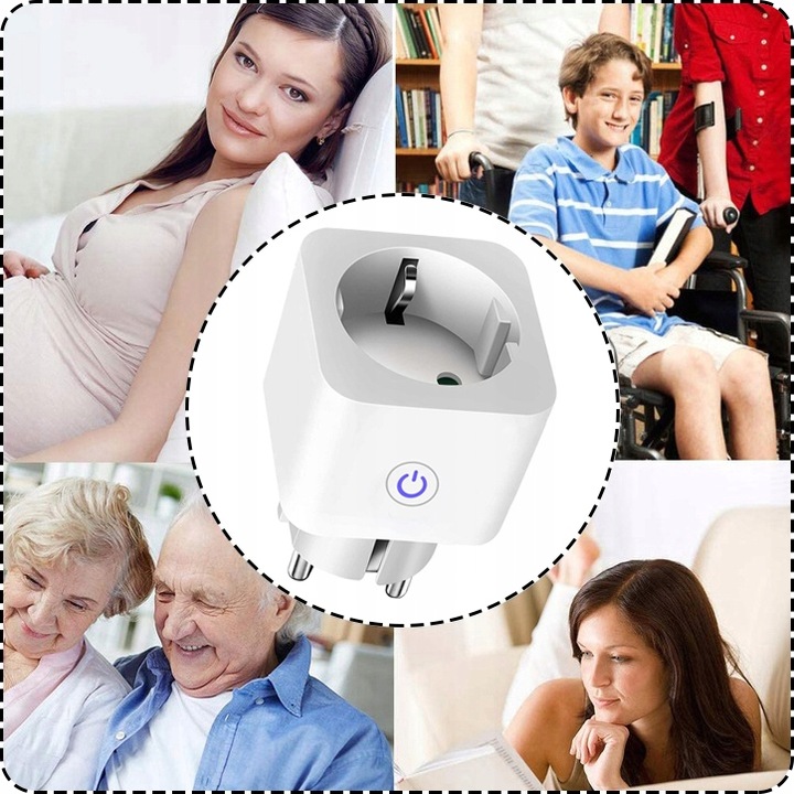 3× INTELIGENTNE GNIAZDKO WiFi SMART TUYA WATOMIERZ PROGRAMATOR TIMER