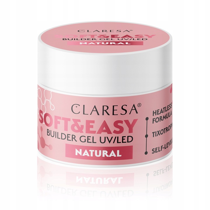Claresa Żel Budujący Soft & Easy Builder Gel 45 g - Natural
