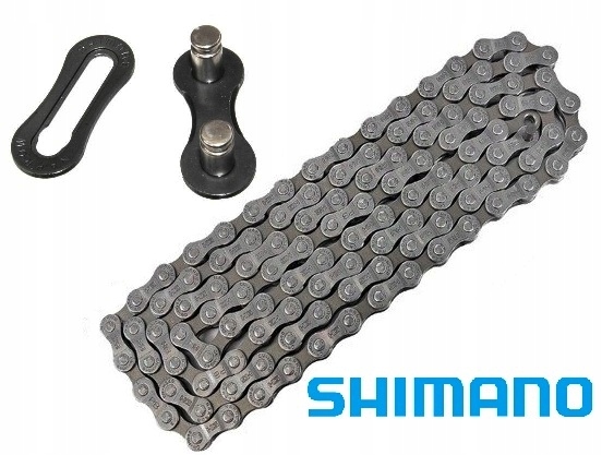 ŁAŃCUCH ROWEROWY SHIMANO CN-HG40 115 OGNIW + SPINKA 6/7/8 RZĘDÓW ŁAŃ05SP