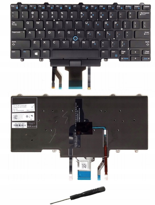 NOWA Klawiatura do Dell Latitude E7470 E7450 E5480