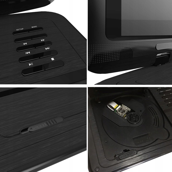 PRZENOŚNY ODTWARZACZ DVD 9,5'' SENDERS USB