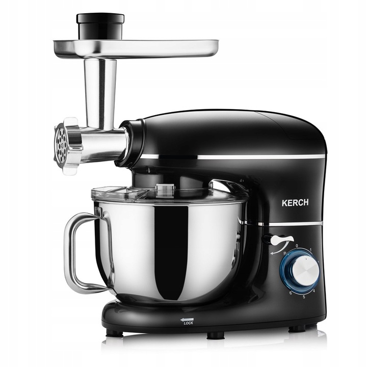 ROBOT KUCHENNY PLANETARNY MIKSER Z MISĄ KERCH ROTARY 4000W BLACK 6,2L