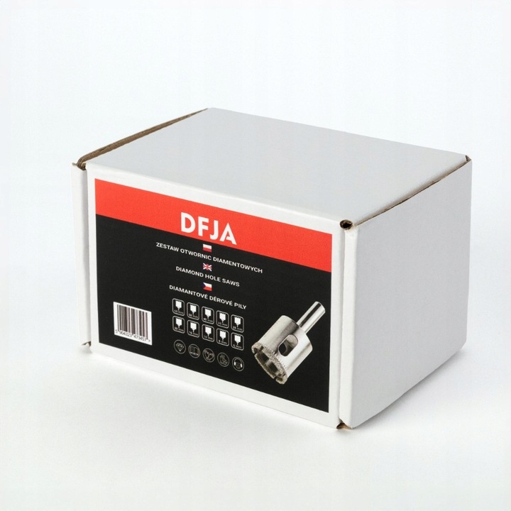 OTWORNICA DIAMENTOWA KORONKA DO GRESU PŁYTEK GLAZURY ZESTAW 10 szt