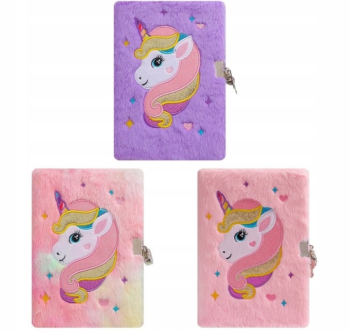 PAMIĘTNIK JEDNOROŻEC+ HAFT DIAMENTOWY DŁUGOPIS NOTESIK UNICORN SZKOLNY